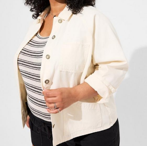 Canvas Raglan Chore Jacket - Picture 2 of 4